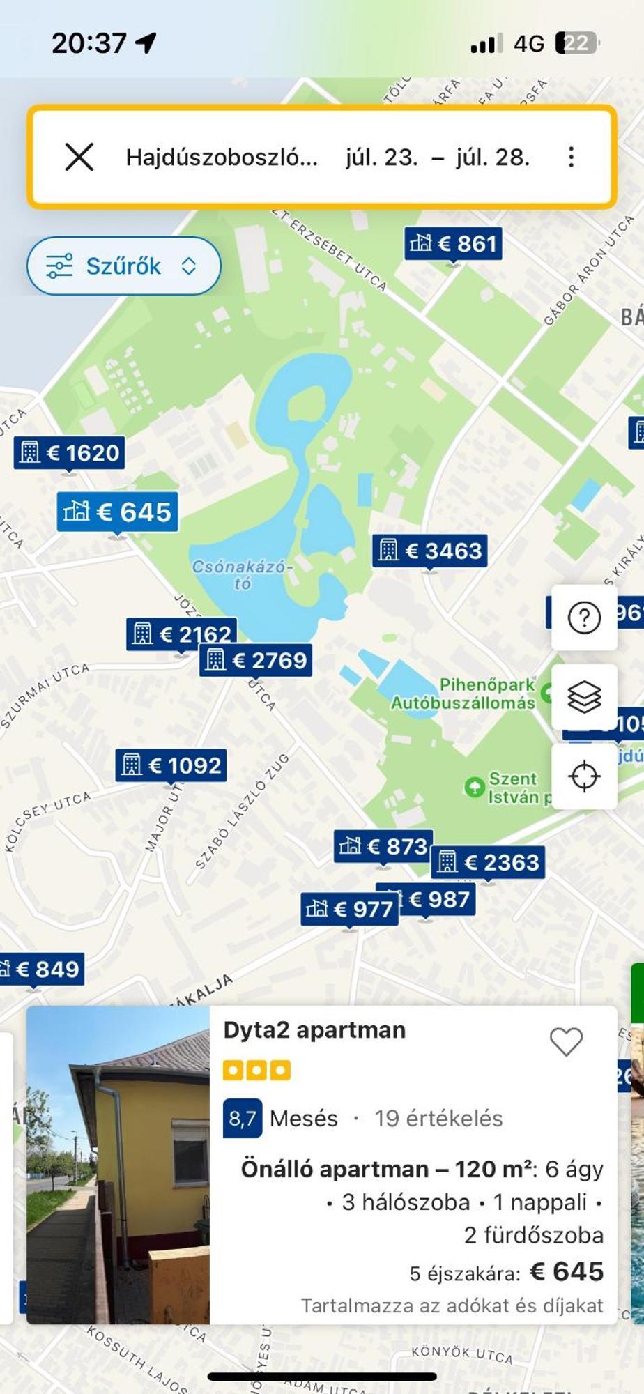 Apartament Dyta2 Apartman Hajdúszoboszló Zewnętrze zdjęcie